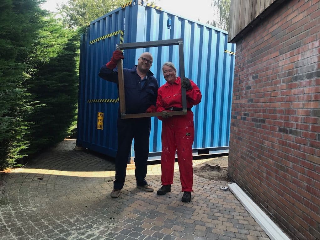 Het eerste stalen frame